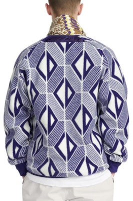 DIOR FW22 Wool Jacquard Striped Reversible Jacket with Metal Logo - Blue () 213J435A0812-C480 Cheap DIOR FW22 Wool Jacquard Striped Reversible Jacket with Metal Logo - Blue () 213J435A0812-C480