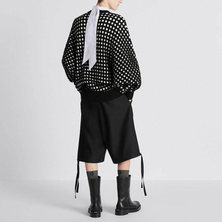 Purchase DIOR FW23 黑色中腰直筒九分休閒褲 343C161A5949-C900