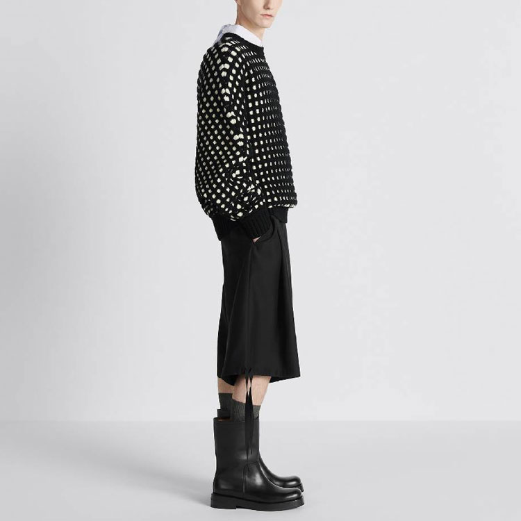 Details for DIOR FW23 黑色中腰直筒九分休閒褲 343C161A5949-C900