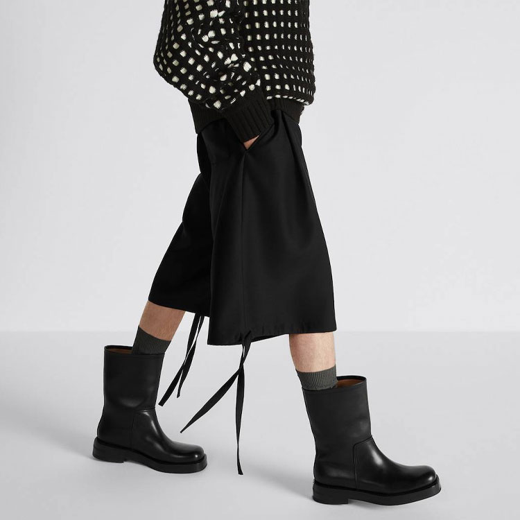 Sizing DIOR FW23 黑色中腰直筒九分休閒褲 343C161A5949-C900