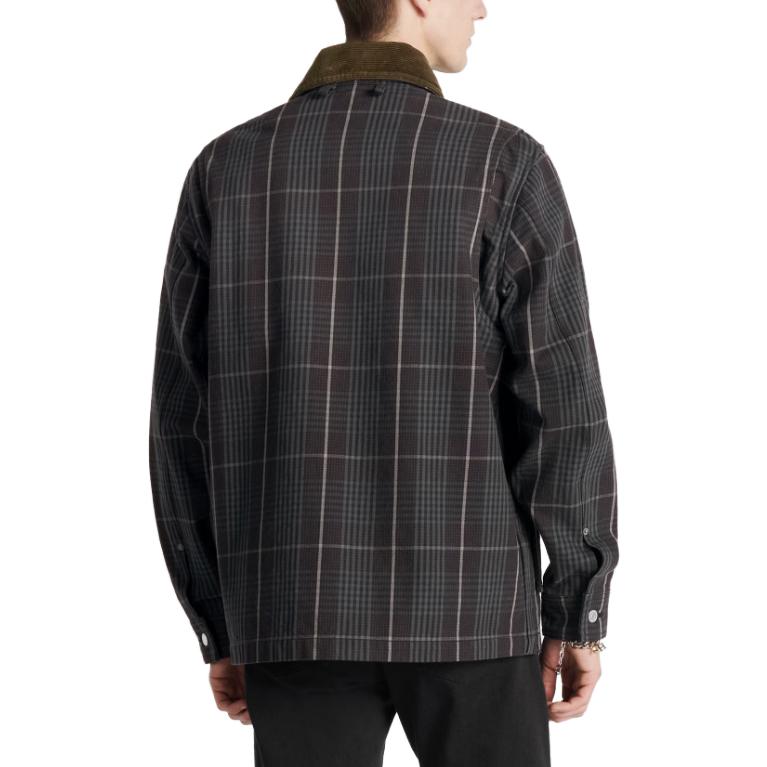 DIOR FW23  Black Plaid Patchwork Casual Long Sleeve Shirt 343D485AY536_C987 圖 5