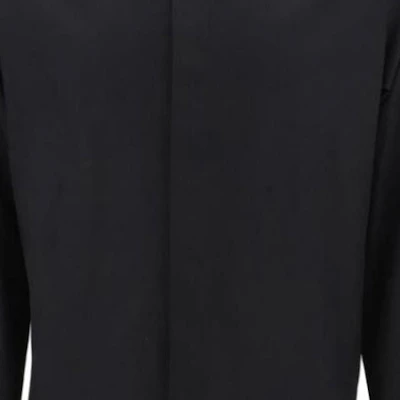 DIOR FW23 黑色單排扣長袖休閒襯衫 463C541W6680-970 Sizing DIOR FW23 黑色單排扣長袖休閒襯衫 463C541W6680-970
