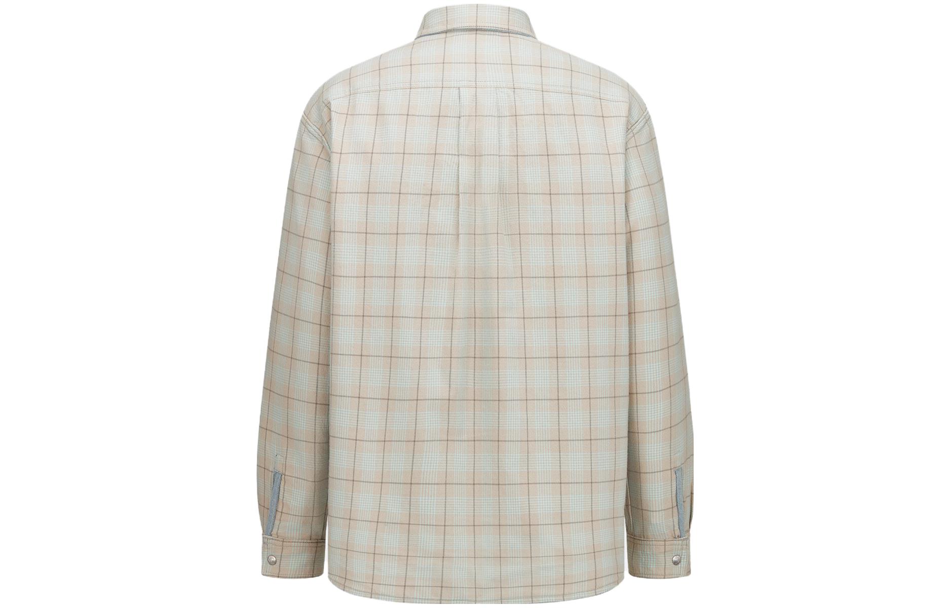 DIOR FW23  Blue Reversible Embroidered Logo Long Sleeve Shirt. 343D583AY539-C581 圖 5