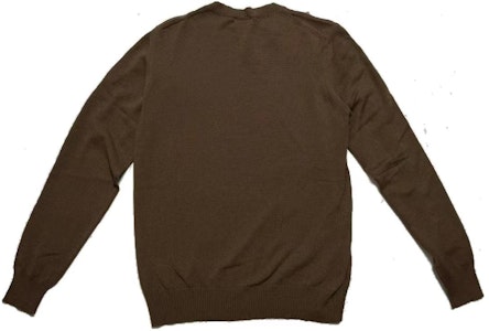 ディオール FW23 ブラウン 無地 クルーネック 長袖 プルオーバー セーター 113M602AT222-C731 Lookbook ディオール FW23 ブラウン 無地 クルーネック 長袖 プルオーバー セーター 113M602AT222-C731