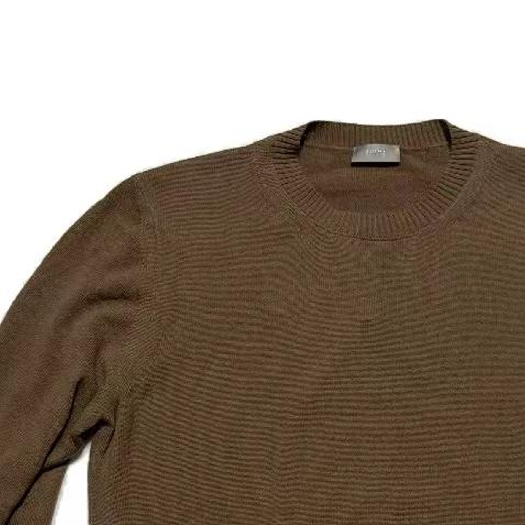 Purchase ディオール FW23 ブラウン 無地 クルーネック 長袖 プルオーバー セーター 113M602AT222-C731