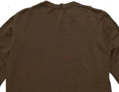 ディオール FW23 ブラウン 無地 クルーネック 長袖 プルオーバー セーター 113M602AT222-C731 Sizing ディオール FW23 ブラウン 無地 クルーネック 長袖 プルオーバー セーター 113M602AT222-C731