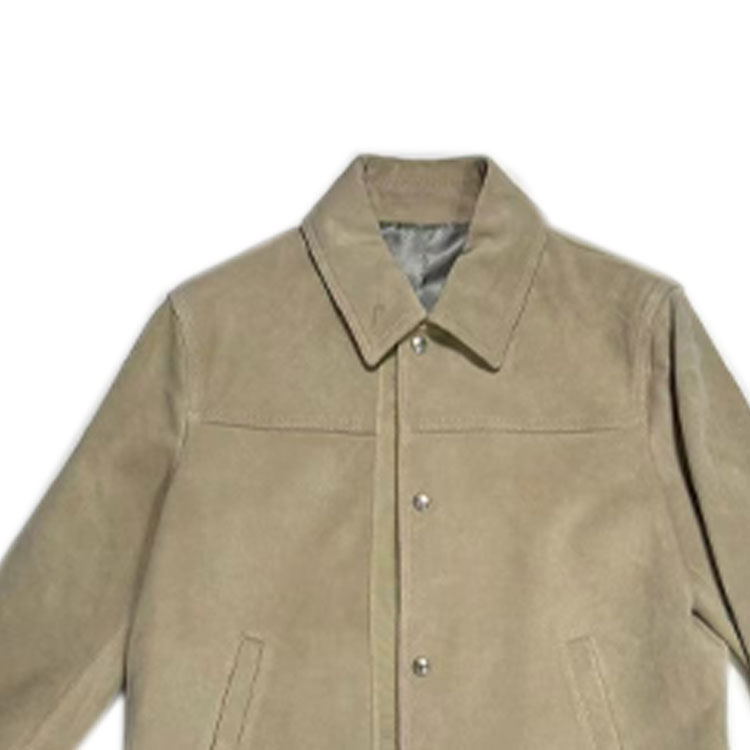 Sizing 디올 FW23 카멜 싱글 브레스티드 가죽 재킷 013L428A0487-C181