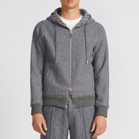 DIOR FW23 솔리드 컬러 풀집 후드 롱슬리브. 413J651A0681-C878 Shop DIOR FW23 솔리드 컬러 풀집 후드 롱슬리브. 413J651A0681-C878