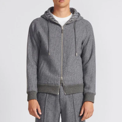 DIOR FW23纯色长袖连帽开衫外套. 413J651A0681-C878 Shop DIOR FW23纯色长袖连帽开衫外套. 413J651A0681-C878