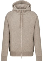 DIOR FW23 솔리드 컬러 풀집 후드 롱슬리브. 413J651A0681-C878 Sizing DIOR FW23 솔리드 컬러 풀집 후드 롱슬리브. 413J651A0681-C878