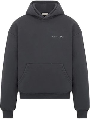 DIOR FW23 Hoodie Warna Solid dengan Logo Print. 343J691A0878-C870 Order DIOR FW23 Hoodie Warna Solid dengan Logo Print. 343J691A0878-C870