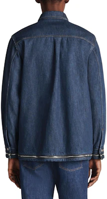 DIOR FW23 藍色純色長袖襯衫 343D582A337-XC585 Purchase DIOR FW23 藍色純色長袖襯衫 343D582A337-XC585