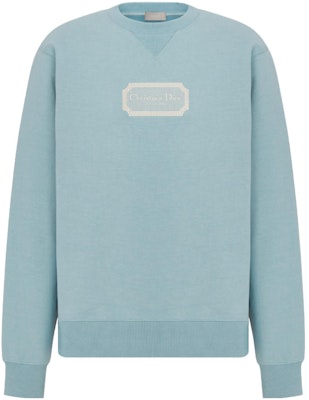 DIOR FW23 ロゴ刺繍入りリブスウェットシャツ 343J694A0531-C581 Order DIOR FW23 ロゴ刺繍入りリブスウェットシャツ 343J694A0531-C581