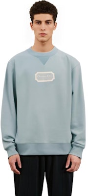 DIOR FW23 ロゴ刺繍入りリブスウェットシャツ 343J694A0531-C581 Shop DIOR FW23 ロゴ刺繍入りリブスウェットシャツ 343J694A0531-C581