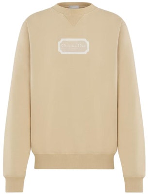 DIOR FW23 ロゴ刺繍入りリブスウェットシャツ 343J694A0531-C581 Sizing DIOR FW23 ロゴ刺繍入りリブスウェットシャツ 343J694A0531-C581