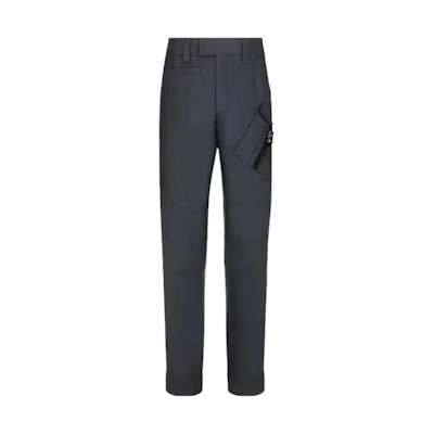 DIOR FW23 Straight-Leg Loose-Fit Casual Pants Deep Blue 293C174A5573-C540