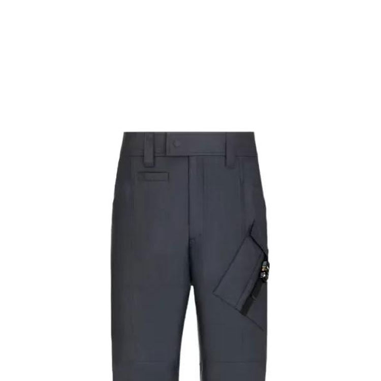 Details for DIOR FW23 深蓝色直筒宽松休闲长裤 293C174A5573-C540