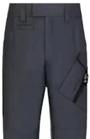 Details for DIOR FW23 直筒寬鬆版型休閒長褲 深藍色 293C174A5573-C540