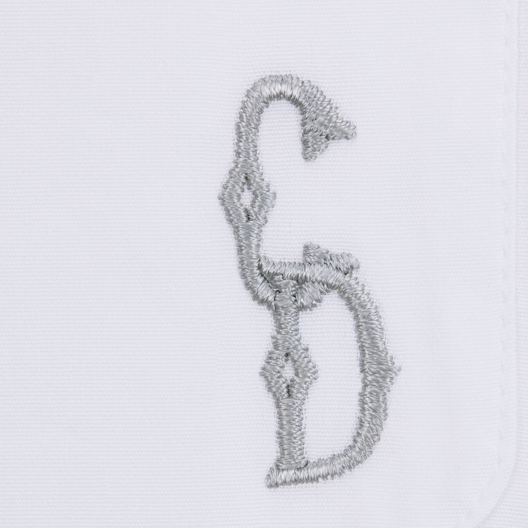 DIOR FW23  White Long Sleeve Shirt with Embroidered Logo Design. 243C551D1581-C080 圖 7