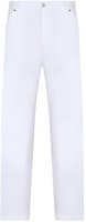 DIOR FW23 White Mid-Rise Straight-Leg Jeans with Button Closure. 413D180A352X-C000 DIOR FW23 White Mid-Rise Straight-Leg Jeans with Button Closure. 413D180A352X-C000