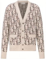 DIOR FW23 Sweater Rajut V-Neck Wool Oblique Jacquard Khaki. 213M233AT662-C187 Order DIOR FW23 Sweater Rajut V-Neck Wool Oblique Jacquard Khaki. 213M233AT662-C187