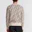 Purchase DIOR FW23 Sweater Rajut V-Neck Wool Oblique Jacquard Khaki. 213M233AT662-C187
