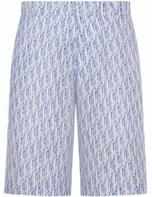 디올 FW23 블루 레터 로고 프린트 스트레이트 캐주얼 반바지 남성. 013C121B5872-C580 Order 디올 FW23 블루 레터 로고 프린트 스트레이트 캐주얼 반바지 남성. 013C121B5872-C580