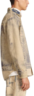 DIOR FW23 仿舊米色長袖襯衫 男款 413D588A353X-C185 Sizing DIOR FW23 仿舊米色長袖襯衫 男款 413D588A353X-C185