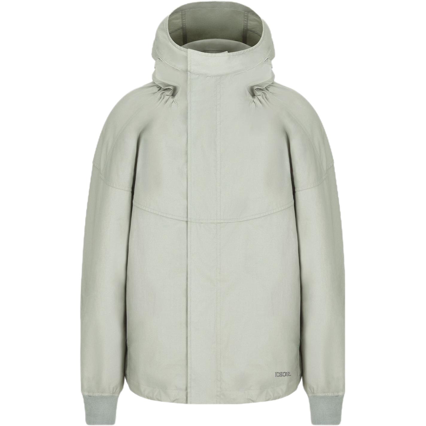 DIOR FW23 Green Hooded Zip-Up Casual Jacket 393C401A5828-C630