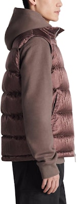 DIOR FW23 棕色高领羽绒马甲印花款 033C410A4462-2779 Details for DIOR FW23 棕色高领羽绒马甲印花款 033C410A4462-2779