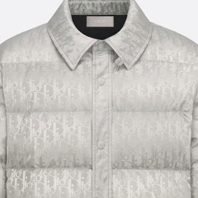 DIOR FW23 Monogram Quilted Long Sleeve Jacket Grey 293C436A446-2C889 圖 7