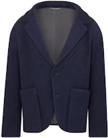 DIOR FW23 Navy Blue Single-Breasted Collar Jacket for Men 343C259C0848-C540 DIOR FW23 Navy Blue Single-Breasted Collar Jacket for Men 343C259C0848-C540