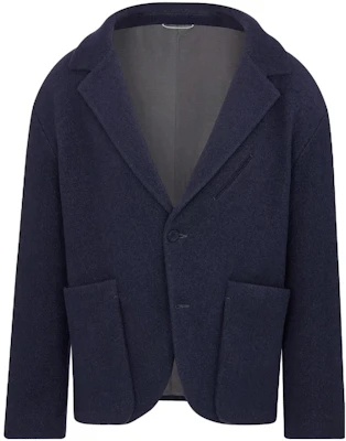 Chaqueta Azul Marino de Dior FW23 para Hombre con Cuello y Botonadura Simple 343C259C0848-C540 Buy Chaqueta Azul Marino de Dior FW23 para Hombre con Cuello y Botonadura Simple 343C259C0848-C540