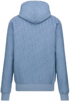 DIOR FW23 Corak Jacquard Hoodie Oversized Lelaki Biru. 113J631A0684-C520 Lookbook DIOR FW23 Corak Jacquard Hoodie Oversized Lelaki Biru. 113J631A0684-C520