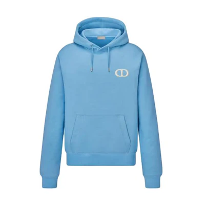 DIOR FW23 Pullover Sweatshirt with Embroidered Logo for Men. 113J698A0531-C571