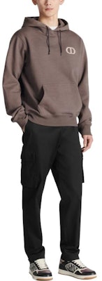 DIOR FW23 メンズ 刺繍ロゴ入りプルオーバースウェットシャツ. 113J698A0531-C571 4