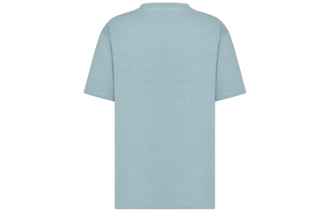 Lookbook DIOR FW23 純色LOGO刺繡圓領T恤 343J696C0554-C581