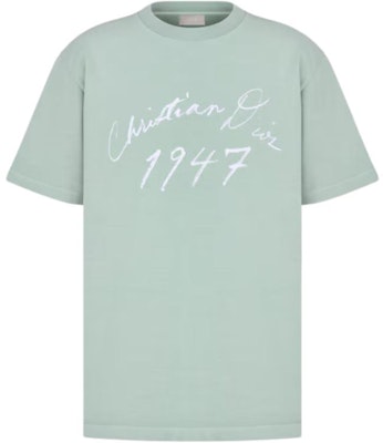 DIOR FW24 綠色寬鬆字母Logo設計T恤 493J696G0554-C580 Order DIOR FW24 綠色寬鬆字母Logo設計T恤 493J696G0554-C580