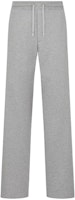 DIOR FW24 Grey Cotton Knit Sweatpants with Embroidered Logo. 513J132A0531-C878 DIOR FW24 Grey Cotton Knit Sweatpants with Embroidered Logo. 513J132A0531-C878