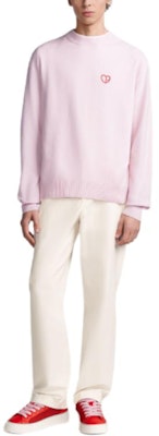 디올 FW24 핑크 애니멀 패턴 자카드 캐시미어 긴팔 스웨터. 493M651AT865-C483 Details for 디올 FW24 핑크 애니멀 패턴 자카드 캐시미어 긴팔 스웨터. 493M651AT865-C483