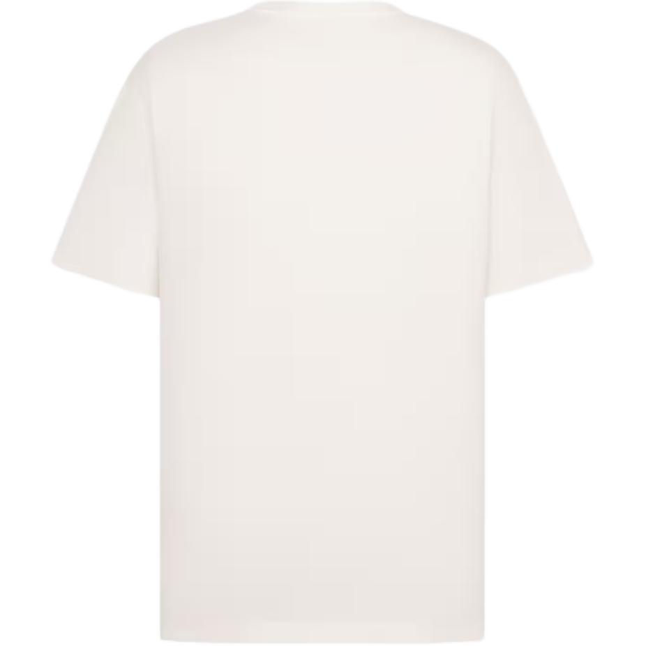 Lookbook DIOR FW24 心形Logo刺繡寬鬆版型男款白色T恤 493J696E0677-C083