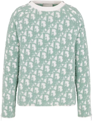 Suéter de punto DIOR FW24 Logo cuello redondo verde claro. 493M635AT847-C086 Buy Suéter de punto DIOR FW24 Logo cuello redondo verde claro. 493M635AT847-C086