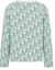 Lookbook Suéter de punto DIOR FW24 Logo cuello redondo verde claro. 493M635AT847-C086