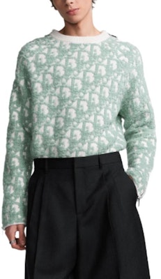 Suéter de punto DIOR FW24 Logo cuello redondo verde claro. 493M635AT847-C086 Purchase Suéter de punto DIOR FW24 Logo cuello redondo verde claro. 493M635AT847-C086