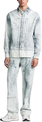 DIOR FW24圖案印花長袖襯衫藍色 - 時尚上衣 413D588A379X-C585 Shop DIOR FW24圖案印花長袖襯衫藍色 - 時尚上衣 413D588A379X-C585