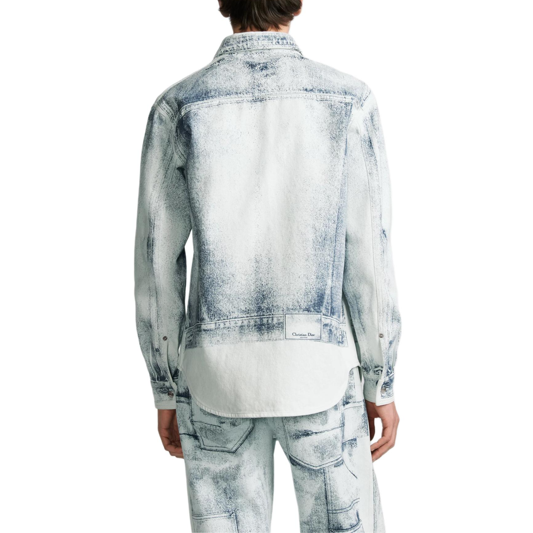 Details for DIOR FW24圖案印花長袖襯衫藍色 - 時尚上衣 413D588A379X-C585