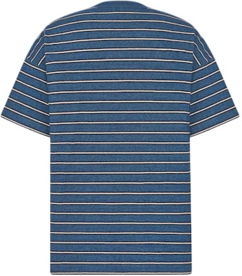 디올 FW24 스트라이프 로고 프린트 루즈핏 크루넥 티셔츠 블루 493J671B0938-C580 Lookbook 디올 FW24 스트라이프 로고 프린트 루즈핏 크루넥 티셔츠 블루 493J671B0938-C580