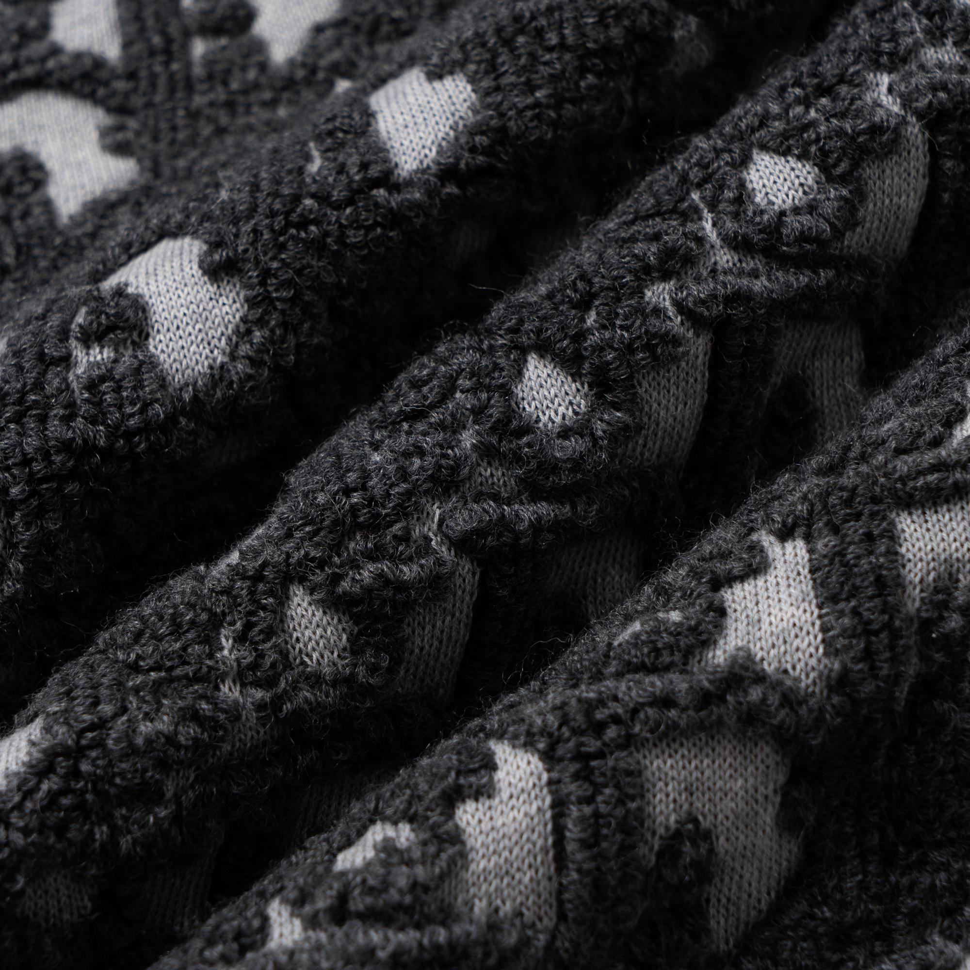 Purchase DIOR FW25 Sweater Kelabu Oblique Print Wool-Blend Crewneck 493M635AT847-C888