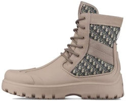 Dior Garden Lace Up Ankle Boots Brown Rubber 3BO315ZYH_H164 Dior Garden Lace Up Ankle Boots Brown Rubber 3BO315ZYH_H164