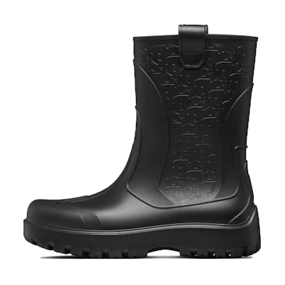 Dior Garden Rain Boot 'Dior Oblique Embossed - Black'